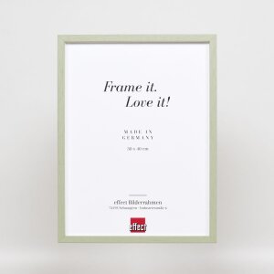 Cornice in legno effetto Profilo 35 verde 13x13 cm vetro normale + distanziatore