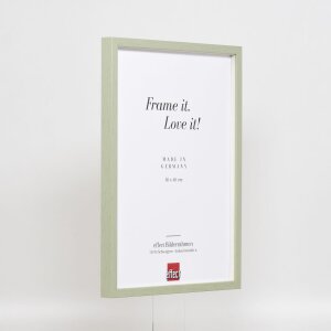 Cornice in legno effetto Profilo 35 verde 13x13 cm vetro normale + distanziatore