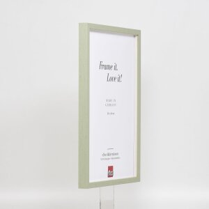 Cornice in legno effetto Profilo 35 verde 13x13 cm vetro normale + distanziatore