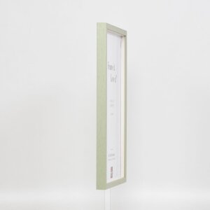 Cornice in legno effetto Profilo 35 verde 13x13 cm vetro normale + distanziatore