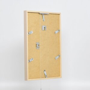 Cornice in legno effetto profilo 35 marrone chiaro 13x13 cm vetro normale + distanziale