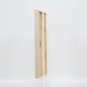 Cornice in legno effetto profilo 35 marrone chiaro 13x13 cm vetro normale + distanziale