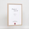 Cornice in legno effetto profilo 35 marrone chiaro 13x13 cm vetro normale + distanziale