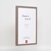 Cornice in legno effetto Profilo 35 marrone 13x13 cm vetro normale + distanziatore