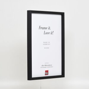 Cornice in legno effetto Profilo 35 nero 13x13 cm vetro normale + distanziatore