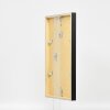 Cornice in legno effetto profilo 35 nero 13x13 cm vetro museale