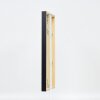 Cornice in legno effetto profilo 35 nero 13x13 cm vetro museale