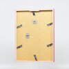 Effetto cornice in legno Profilo 35 rosso 13x13 cm Vetro Museo