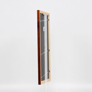 Cornice in legno effetto profilo 89 marrone scuro 13x13 cm vetro acrilico