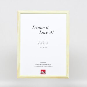 Effetto cornice in legno Profilo 32 verde 13x13 cm Vetro museo