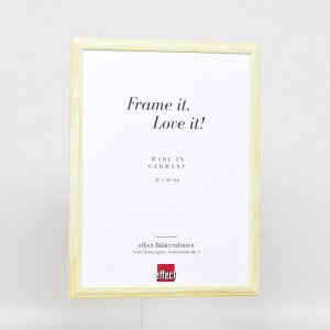 Effetto cornice in legno Profilo 32 verde 13x13 cm Vetro museo