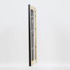 Effetto cornice in legno massiccio profilo 30 nero 13x13 cm vetro antiriflesso