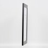 Effetto cornice in legno massiccio profilo 30 nero 13x13 cm vetro antiriflesso