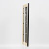 Effetto cornice in legno massiccio profilo 30 nero 13x13 cm vetro antiriflesso
