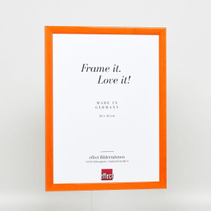 Cornice in legno effetto profilo 89 salmone 13x13 cm vetro museale
