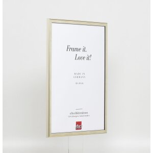 Effetto cornice in legno massiccio Profilo 29 argento 13x13 cm Vetro Museum