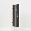 Telaio effetto legno profilo 2070 vetro antiriflesso 13x13 cm bianco