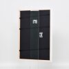 Telaio effetto legno profilo 2070 vetro antiriflesso 13x13 cm bianco