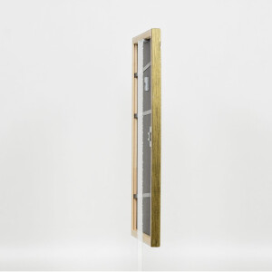 Cornice in legno effetto profilo 2070 vetro Museum 13x18 cm oro