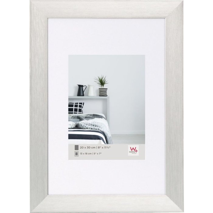 Cornice in alluminio ALULINE - 40x50 cm - argento