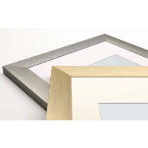 Cornice in alluminio ALULINE - 40x50 cm - argento