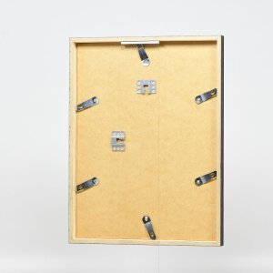 Telaio effetto legno profilo 35 nero 14,8x21 cm vetro antiriflesso