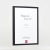 Telaio effetto legno profilo 35 nero 14,8x21 cm vetro antiriflesso