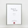 Effetto cornice in legno massiccio profilo 25 blu 14,8x21 cm vetro antiriflesso
