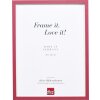 Cornice in legno effetto profilo 35 rosso 14,8x21 cm vetro normale + distanziatore