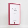 Cornice in legno effetto profilo 35 rosso 14,8x21 cm vetro normale + distanziatore