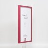 Cornice in legno effetto profilo 35 rosso 14,8x21 cm vetro normale + distanziatore