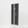 Effetto cornice in legno massiccio profilo 25 blu 14,8x21 cm vetro museale
