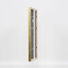 Cornice in legno effetto profilo 2070 vetro museale 14,8x21 cm oro