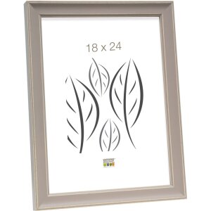 portafoto beige LONA legno 18x24 cm
