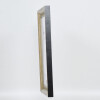 Effetto cornice in legno massiccio profilo 28 oro 14,8x21 cm vetro acrilico