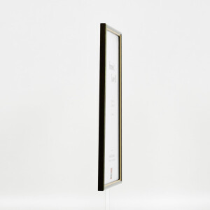Telaio effetto legno profilo 23 verde 15x20 cm vetro antiriflesso
