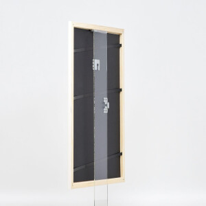 Effetto cornice in legno Profilo 32 bianco 15x20 cm Vetro normale