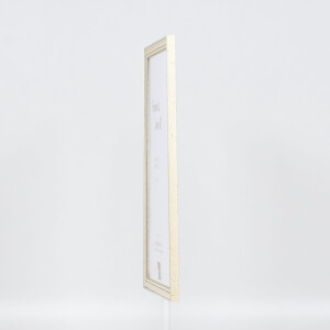 Effetto cornice in legno Profilo 38 bianco 15x20 cm Vetro acrilico