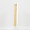 Cornice in legno Top Cube 15x20 cm vetro museale bianco