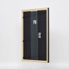 Effetto cornice in legno Profilo 38 grigio 15x20 cm Vetro Museo