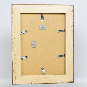 Cornice effetto barocco Profilo 31 argento 15x20 cm vetro trasparente