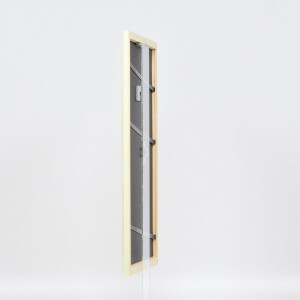 Effetto cornice in legno Profilo 32 verde 18x24 cm Vetro normale