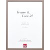 Telaio effetto legno profilo 35 marrone 18x24 cm vetro antiriflesso