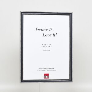 Telaio effetto legno profilo 38 grigio 18x24 cm vetro antiriflesso