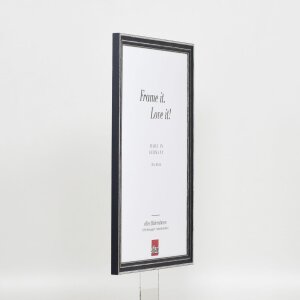 Telaio effetto legno profilo 38 grigio 18x24 cm vetro antiriflesso