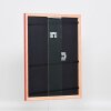 Effetto cornice in legno Profilo 89 rosso 18x24 cm Vetro Museo