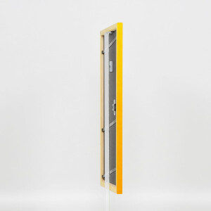 Effetto cornice in legno Profilo 89 marrone chiaro 18x24 cm Vetro museo