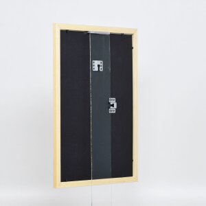 Telaio effetto legno profilo 2210 naturale 18x27 cm vetro antiriflesso