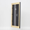 Struttura in legno massiccio effetto Profilo 30 nero 18x27 cm vetro antiriflesso