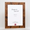Cornice in legno effetto 2400 marrone 18x27 cm vetro antiriflesso